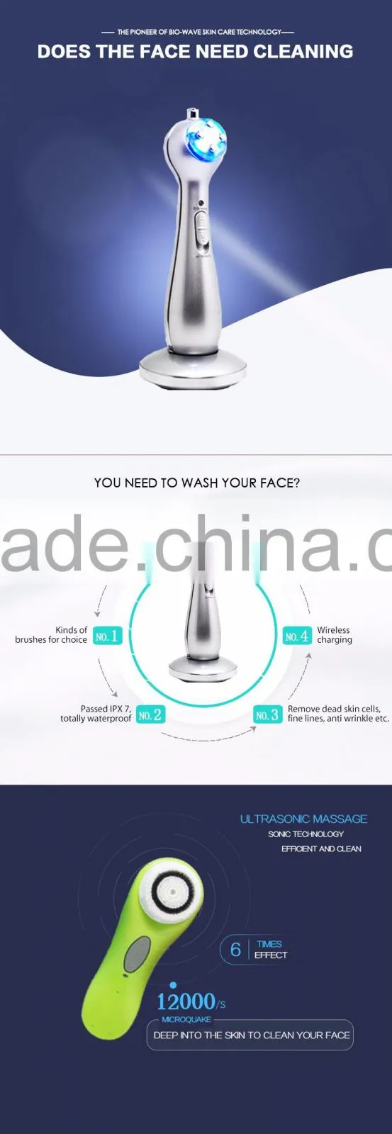 Facial beauty equipment , electroporation microcurrent facial machine mini handheld beauty device for home use