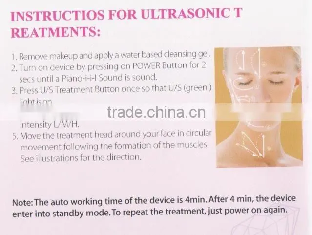 YL-CS670 Ultrasonic Ion Massager with ce