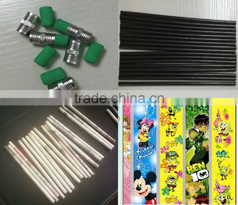 China best quality paper pencil production line,waste paper recycling pencil making machine,environmental pencil making line