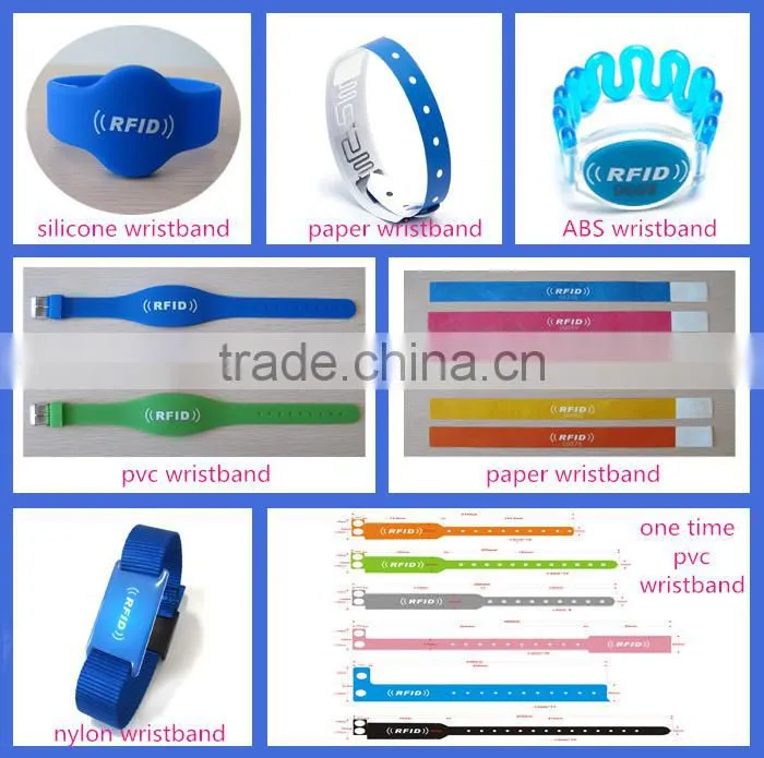 One Time Use FM1108 NFC Paper Wristband
