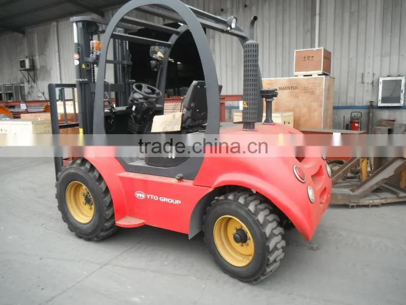 YTO 3 ton all terrain forklift