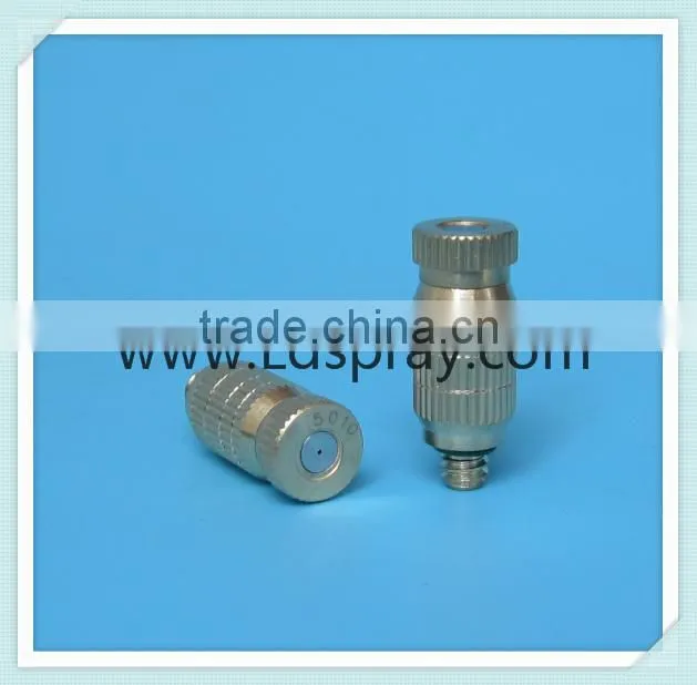 Stainless steel high pressure anti-drop misting fog fine jet spray nozzles