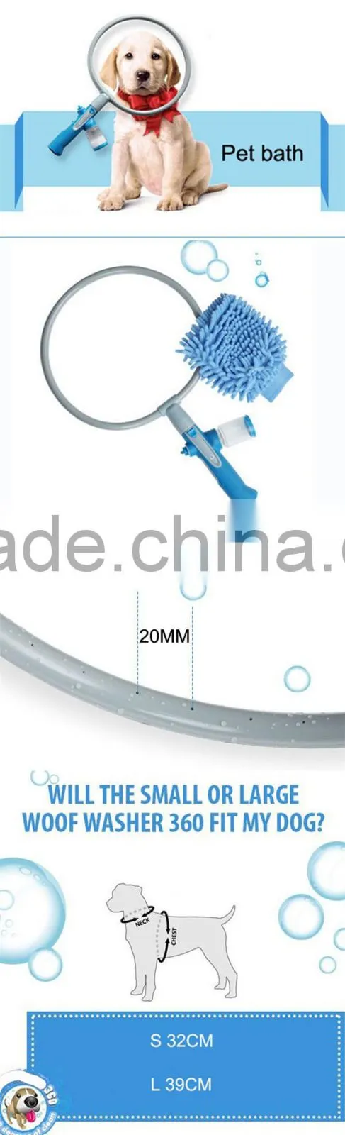 Dog Pet Premium Hot Selling Product 2015-2016 Washer 360 for Dog Pet