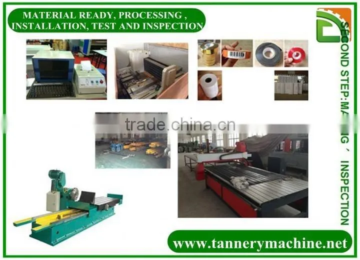 wet blue or finished dry leather stainless steel finish leather measuring machine