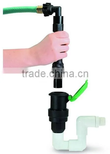 Plastic Valves 3/4" Water Quickly Valve Coupling