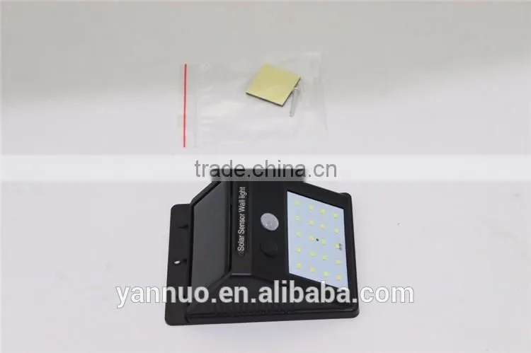 Solar LED Sensor Wall Night Light for Outdoor waterproof corridor