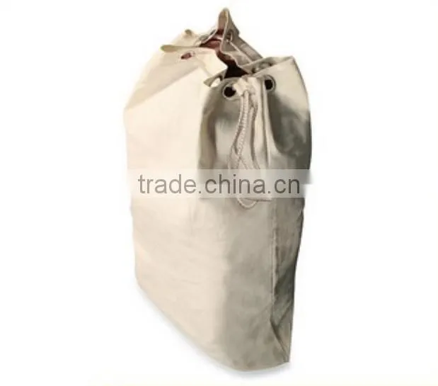 Store More Household Bases Canvas Large Laundry Bag with Shoulder Strap