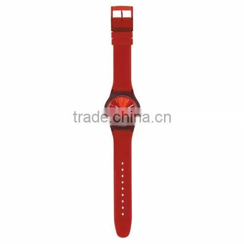 teenage fashion watch with changeable PVC strap