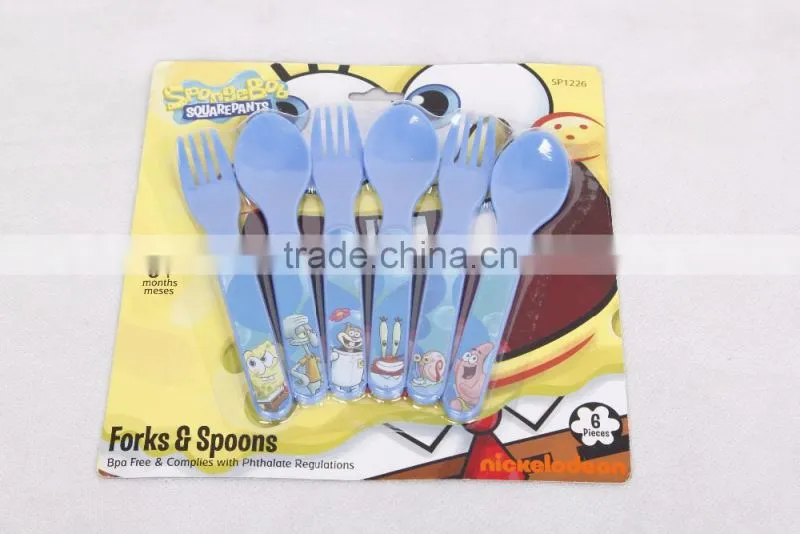 Baby cutlery set/baby spoon& fork for sale