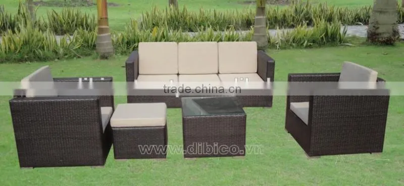 Outdoor Garden Furniture PE Rattan Sofa