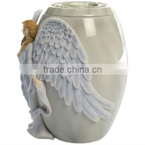 Exquisite Angel funeral caskets and urns