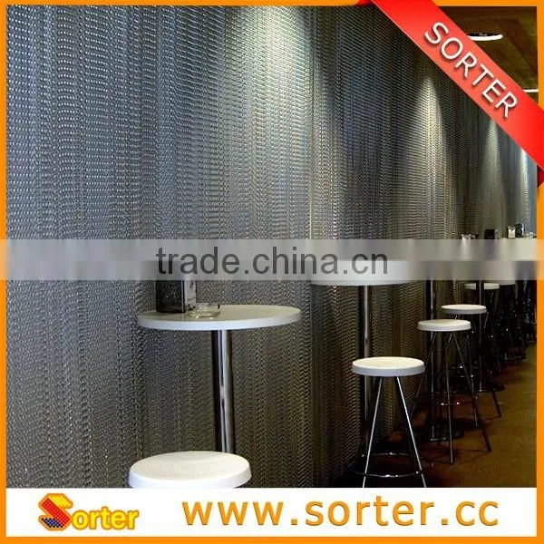 Colourful double jack chain metal hook link chain curtains