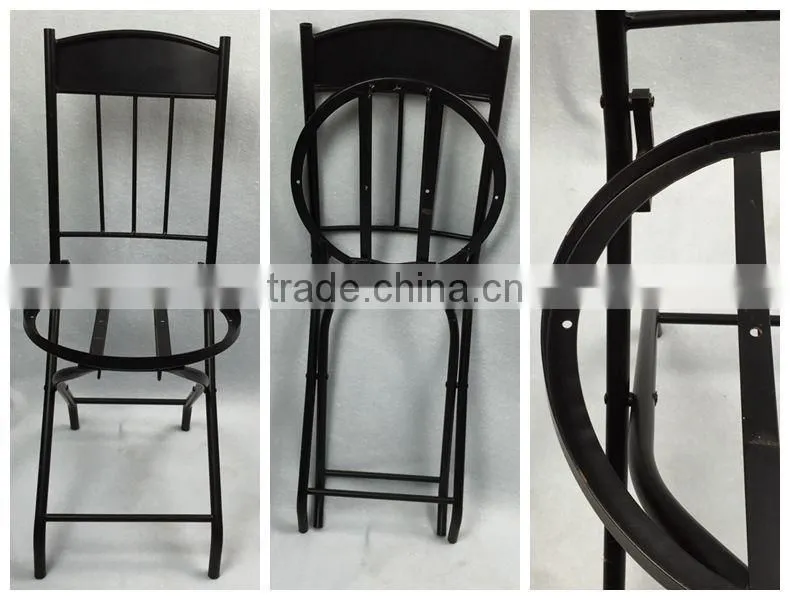 Folding metal outdoor chair frame