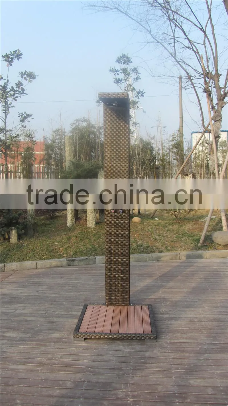Outdoor All Weather Rattan Patio Furniture Shower