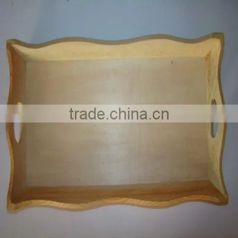 antique wooden tray