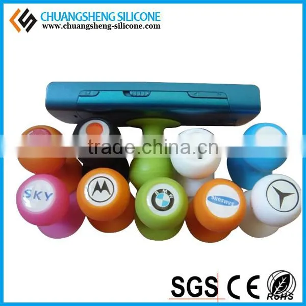 Round head octopus head silicone mobile phone holder