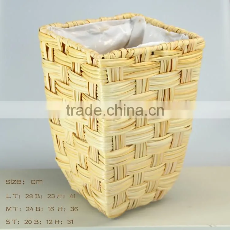 Plastic Flower Hanging Baskets Handmade for Garden Plant