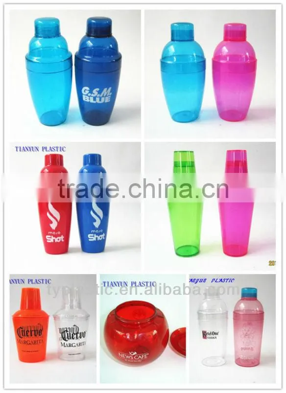 wholesale price food grade plastic shaker bottle