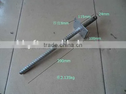 76mm steel concrete H-type post support on sale
