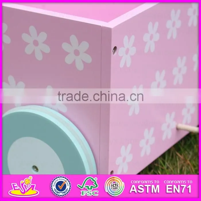 2016 wholesale high quality baby wooden toy storage box W08C134
