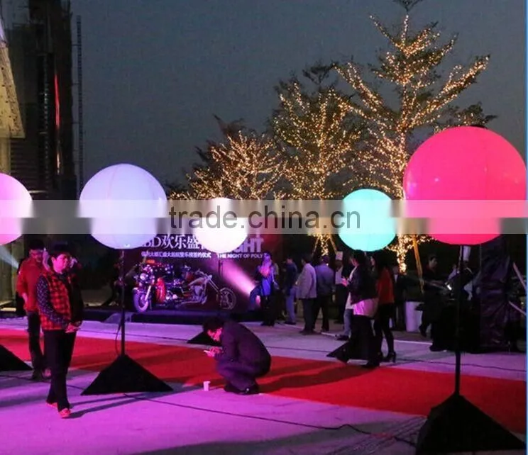Customized logo Inflatable Tripod Stand Lighting Balloon for party