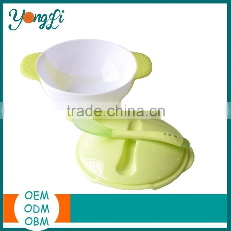 Baby Suction Bowl Feeding Set /Baby Plastic Feed Trough