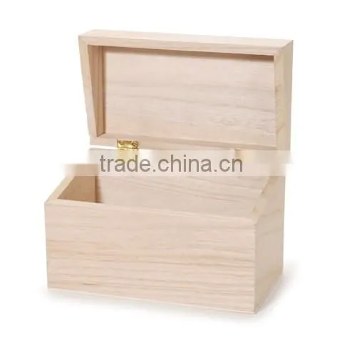 Wood Recipe Box