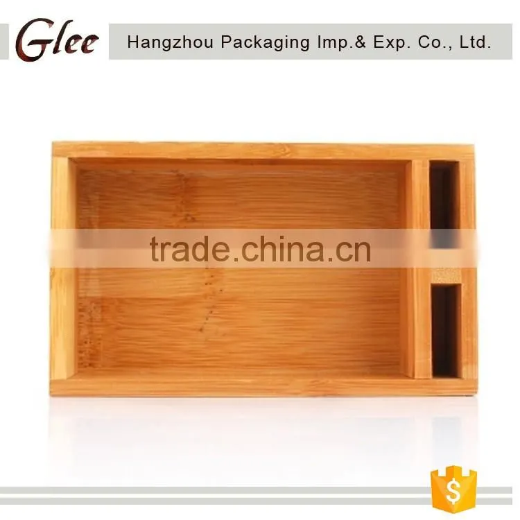 Multi-functional simple and creative bamboo decorative foldable storage box