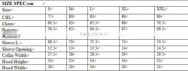 COATED MJ-201 Mens padding jacket
