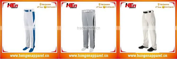 Hongen apparel Wholesale 100% Polyester full dye sublimation baseball jersey
