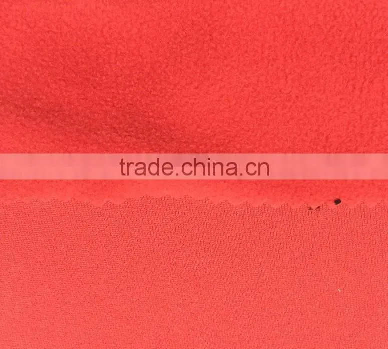 china suppliers high quality bonded fleece fabric