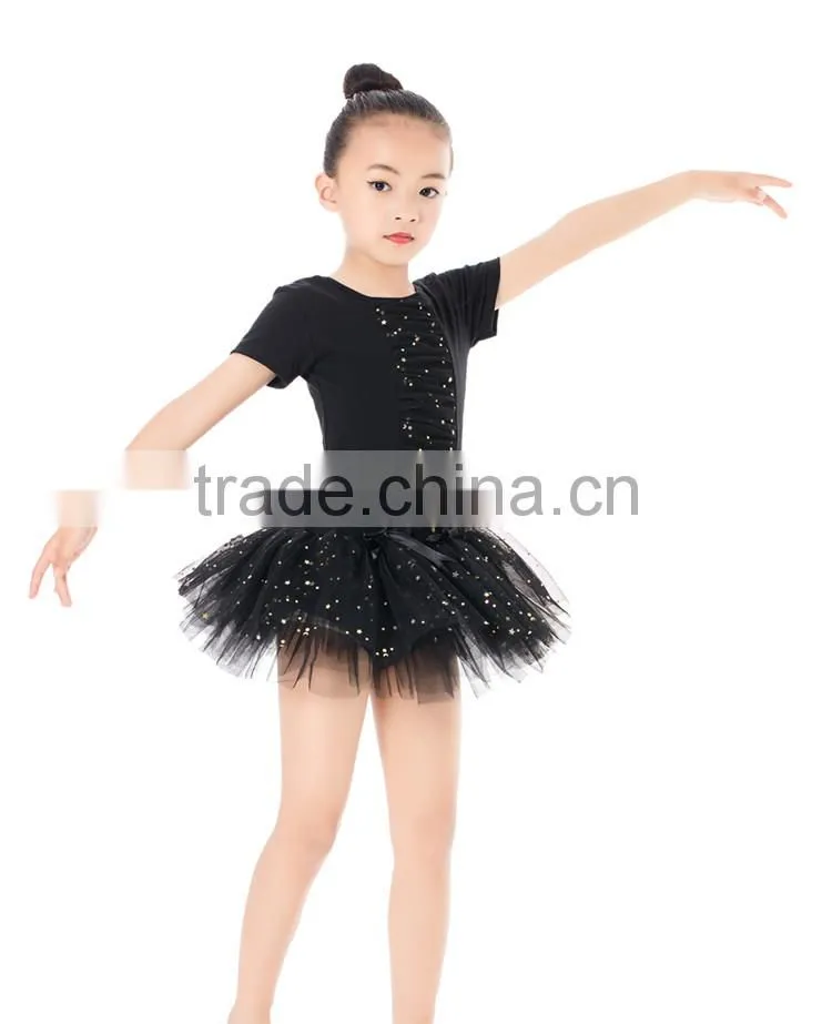 2017 Newest beauty girls bowknot flower princess party chiffon kids tutu dress