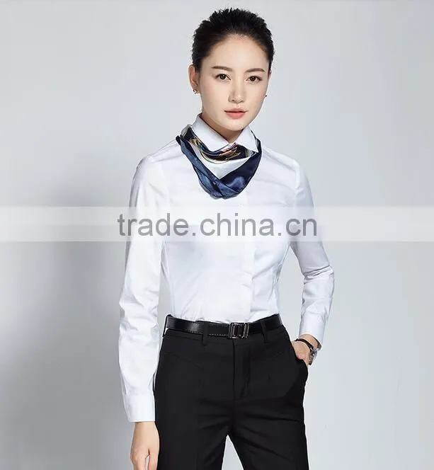 ladies business formal work office shirt and pant suit women new suits for women
