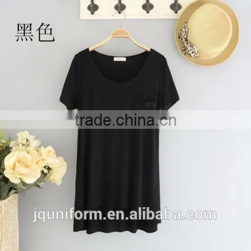 2016 O-Neck Polka Dot Design Free Style Lady Tshirt