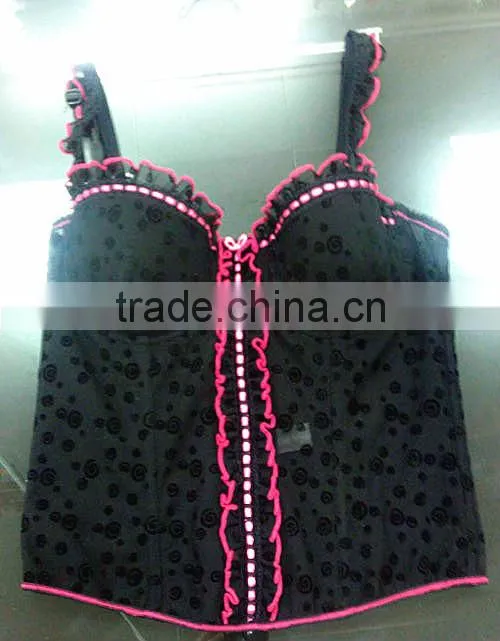Fashion design women sexy transparent body corset shaper underwear
