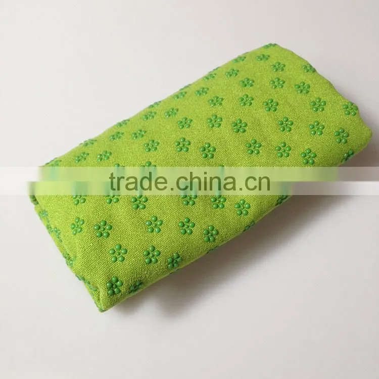 Towel yoga mat fabrics yoga towel gymnastics with mesh bag