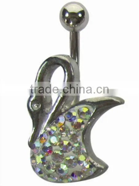 Football tunnel surgical steel jewelry