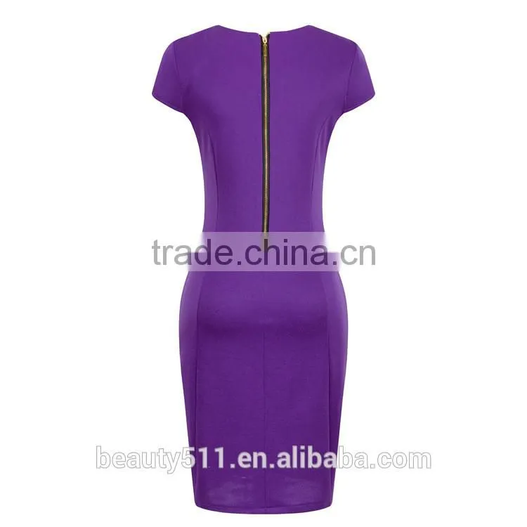 2017 Ladies Office Dress Work Wear V Neck Women Summer Dress Pencil Dress SD17