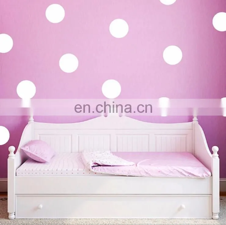 Attractive Ins Style 7 Size Available Colorful Roud Vinyl Wall Sticker Children Room Home Decoration Mural Roon Decal
