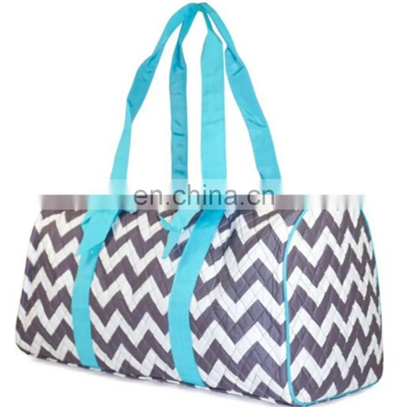 Travel Simple Shiny Cotton Wholesale Quilted Duffle Bags