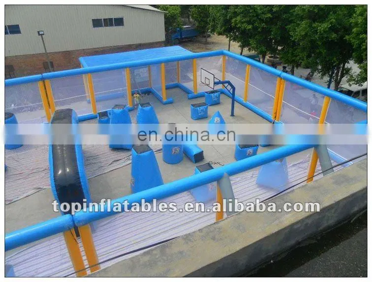 inflatable paintball field and obstacles for paintball sport games