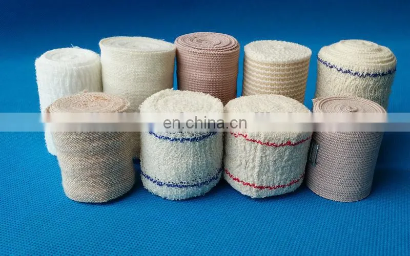 Spandex Elastic Crepe Bandage With Blue Thread