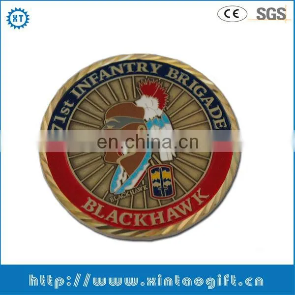 Customized 2016 canada souvenir metal coin factory