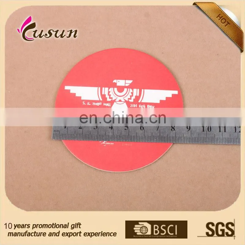Wholesale promotional custom cheap cardboard drink coasters
