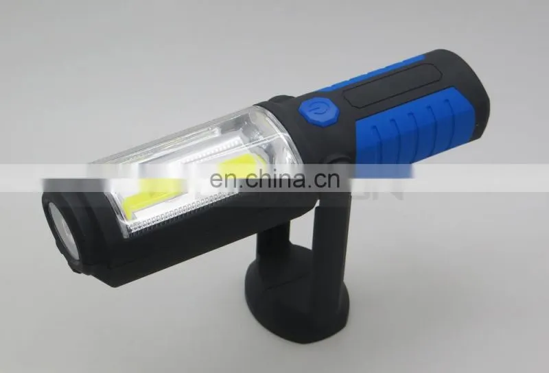 360 Rotation Adjusting Camping Hook Hanging COB LED Magnetic Working Light