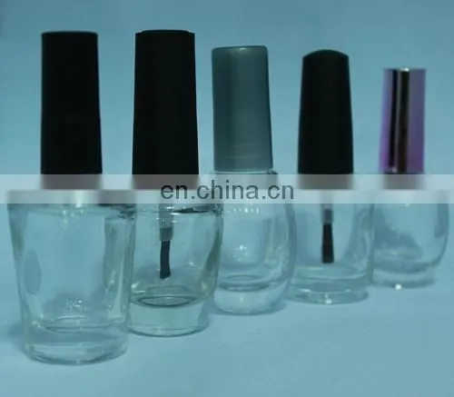 5ml glass empty nail polish bottles with different cap type