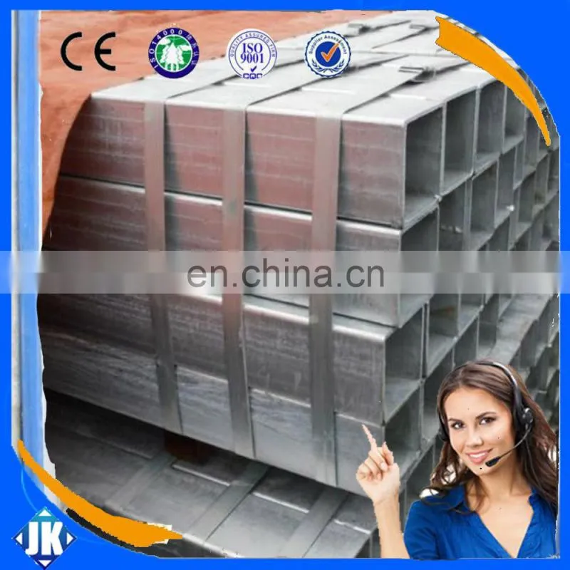 Goods best sellers pre galvanized section steel pipe/ galvanised square tube price