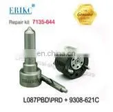 Diesel Injector Nozzle L087PBD Control Valve 9308-621c Common Rail Fuel Injection Repair Kits 7135-644 for Delphi EJBR04101D