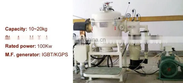 Nickel alloy induction melting furnace