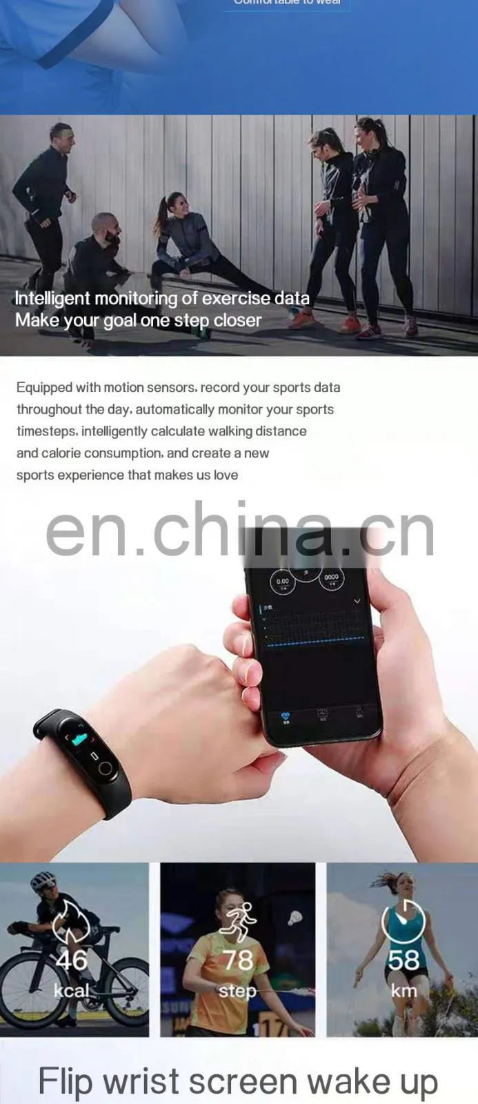 Smart Watch Android New 2020 Shenzhen Sport Bracelet Wrist Band Water Proof Diving Swimming Running Wear Os Smart Phone Watch